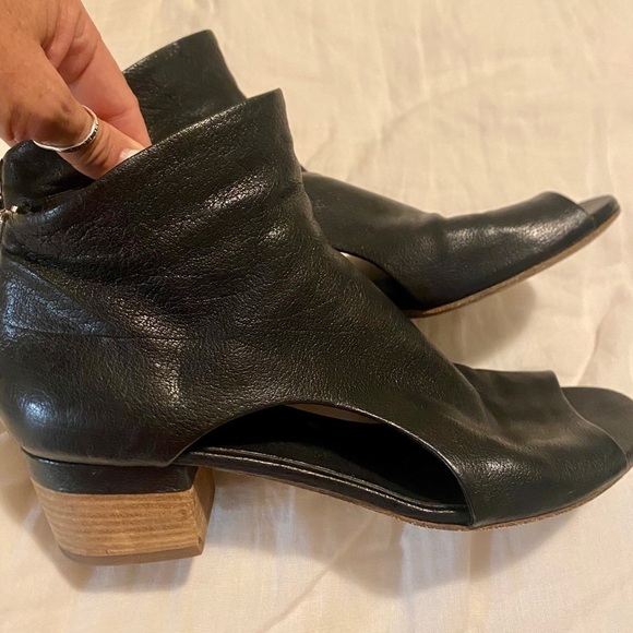 OFFICINE‎ CREATIVE KEYHOLE OPEN TOE ANKLE BOOT SHOE LEATHER​​​​​ - Picture 2 of 7